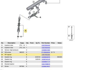 bontott BMW 5 G30 Porlasztó Sor / Híd