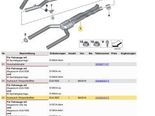 bontott BMW 5 G30 Középső Kipufogó Dob