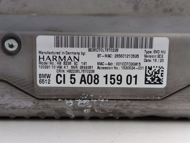 bontott BMW 5 G30 Navigációs Fejegység