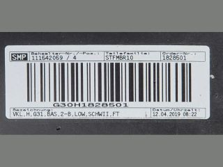 bontott BMW 5 G31 Hátsó Lökhárító (Üresen)