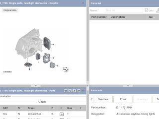 bontott BMW 5 G31 LED Trafó