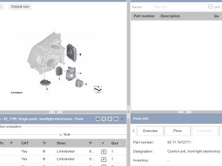 bontott BMW 5 G31 LED Trafó