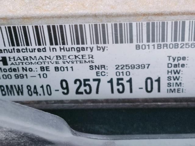 bontott BMW 5 GT Bluetooth Elektronika