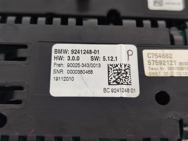 bontott BMW 5 GT Fűtéskapcsoló (digit klímás)