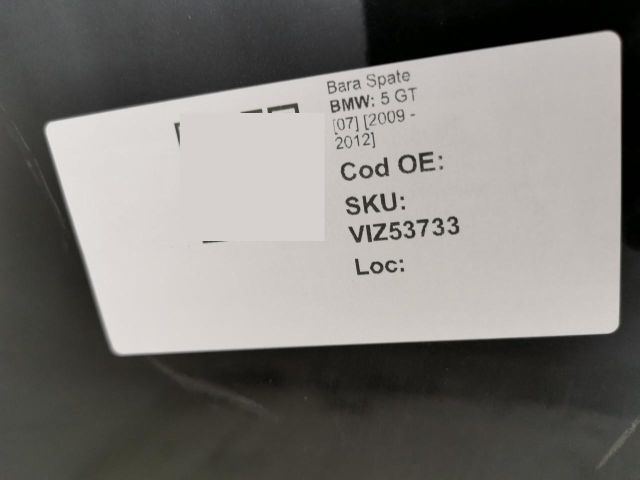 bontott BMW 5 GT Hátsó Lökhárító (Üresen)
