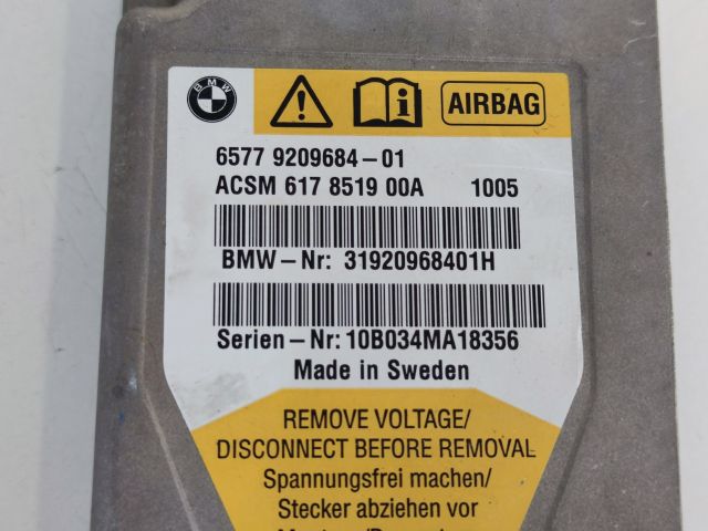 bontott BMW 5 GT Légzsák Elektronika