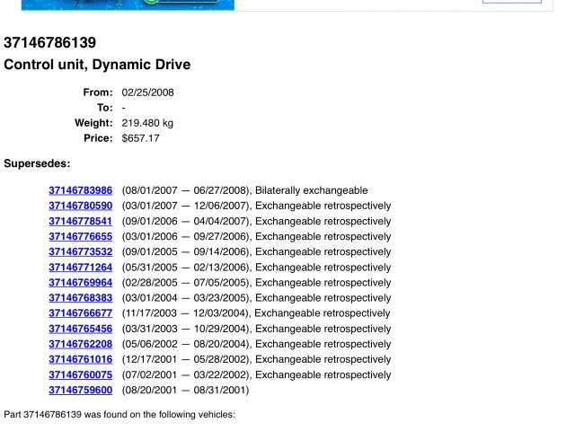 bontott BMW 6 Állítható Futómű Vezérlő Panel