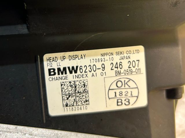 bontott BMW 6 Head-Up Display
