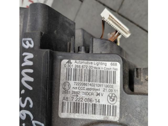 bontott BMW 6 Jobb Xenon Fényszóró