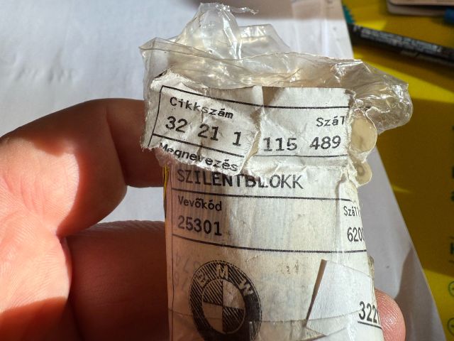 bontott BMW 6 Lengőkar Szilent