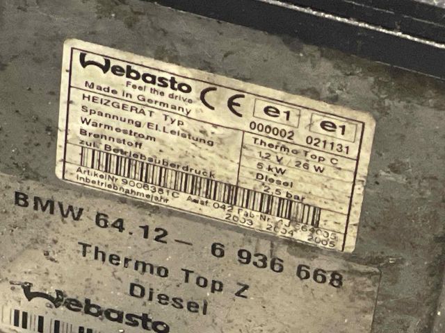 bontott BMW 7 Állófűtés Szivattyú (Elektromos)