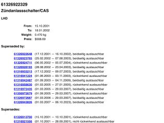 bontott BMW 7 Immobilizer Elektronika