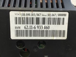 bontott BMW 7 Kilométeróra