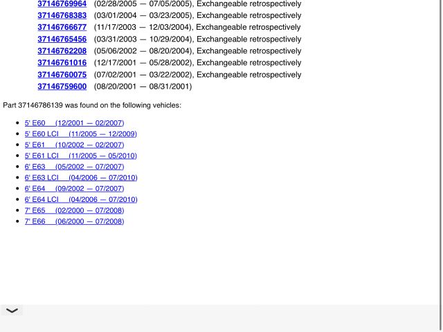 bontott BMW 7 Állítható Futómű Vezérlő Panel