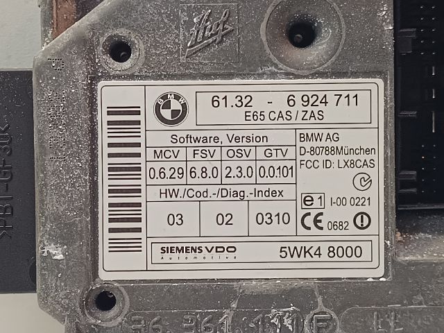 bontott BMW 7 Gyújtáskapcsoló