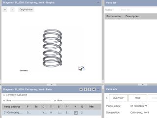 bontott BMW 7 Első Rugó
