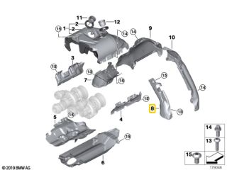 bontott BMW 7 Katalizátor Hővédő Lemez