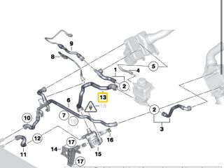 bontott BMW 7 Vízcső