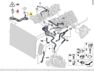 bontott BMW 7 Vízcső