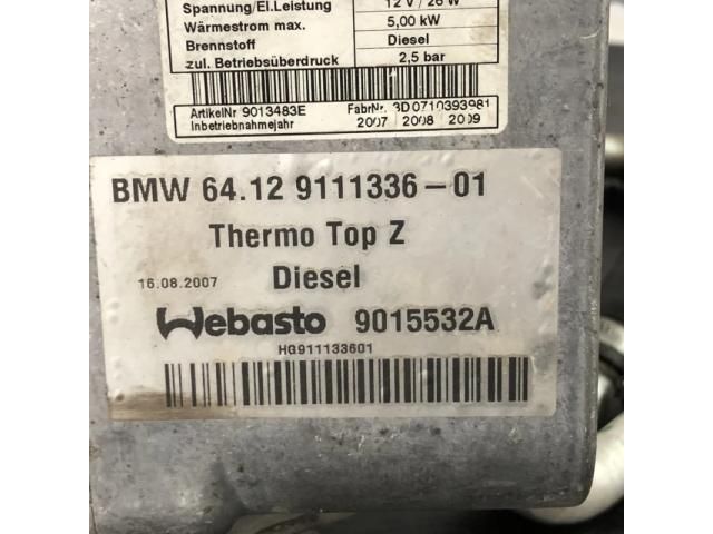 bontott BMW 7 Állófűtés (Részeivel)