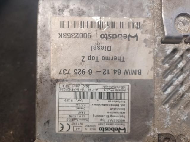 bontott BMW 7 Állófűtés (Részeivel)