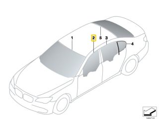 bontott BMW 7 Bal első Ablak