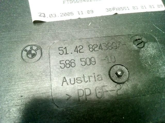 bontott BMW 7 Bal hátsó Ajtó Szigetelés