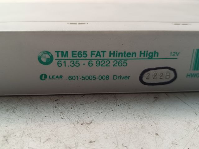 bontott BMW 7 Bal hátsó Ajtó Vezérlőegység