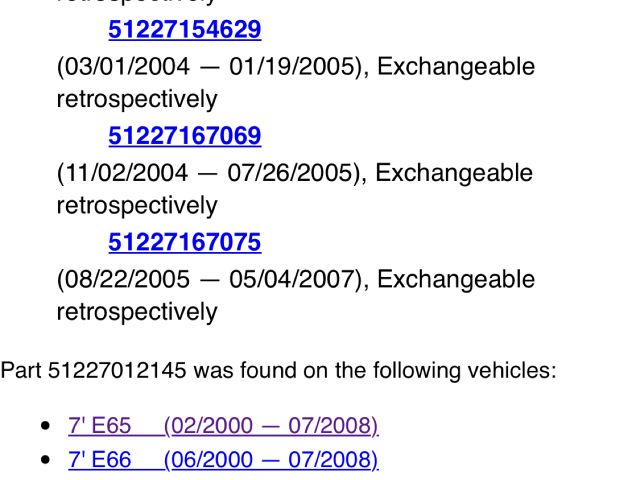 bontott BMW 7 Bal hátsó Ajtózár