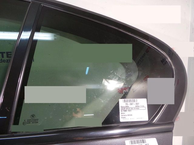 bontott BMW 7 Bal hátsó Fixüveg (Ajtóban)