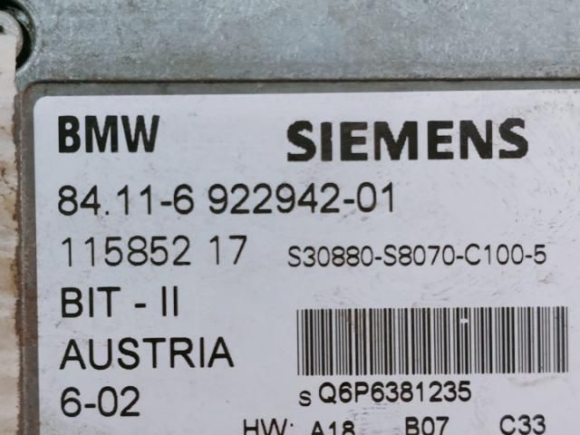 bontott BMW 7 Bluetooth Elektronika