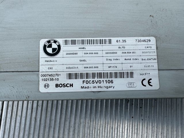 bontott BMW 7 Csomagtérajtó Motor Elektronika