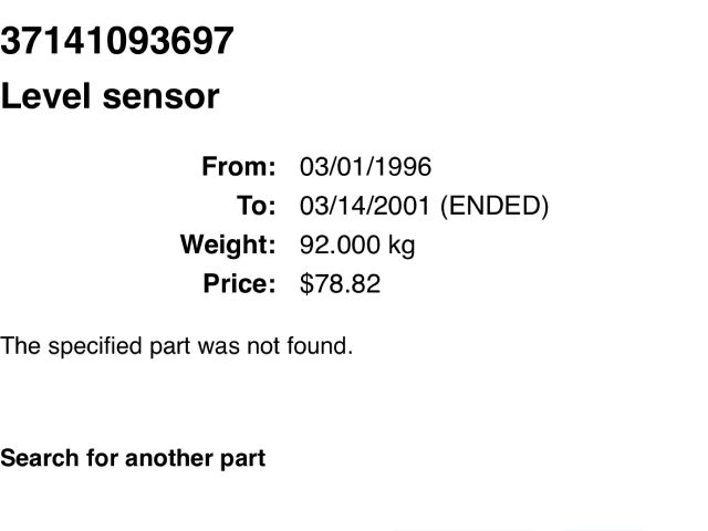 bontott BMW 7 Első Xenon Szintszabályzó Jeladó