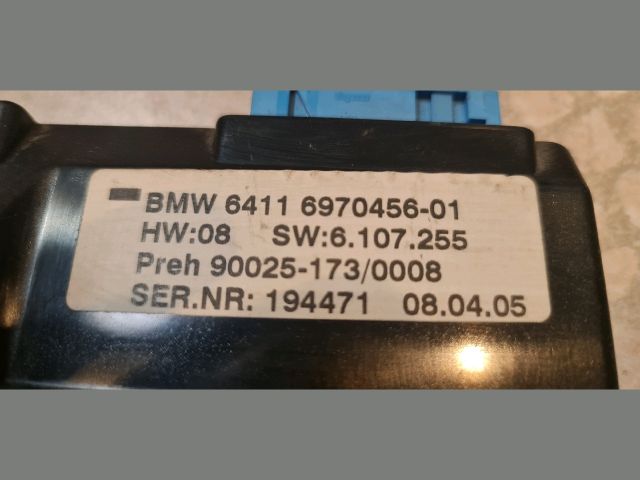 bontott BMW 7 Fűtéskapcsoló (digit klímás)