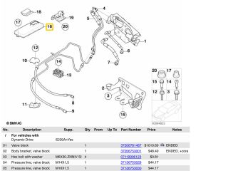 bontott BMW 7 Futómű Vezérlő Modul