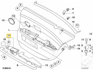 bontott BMW 7 Hátsó Hamutartó