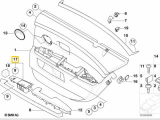 bontott BMW 7 Hátsó Hamutartó