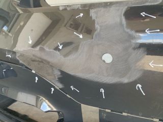 bontott BMW 7 Hátsó Lökhárító (Üresen)