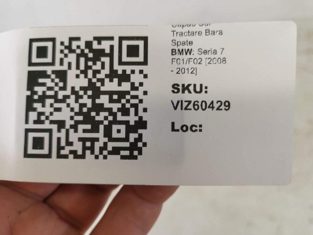 bontott BMW 7 Hátsó Vonószem Burkolat