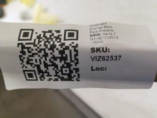 bontott BMW 7 Jobb első Lökhárító Díszléc