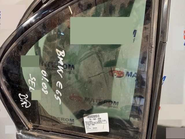 bontott BMW 7 Jobb hátsó Fixüveg (Ajtóban)