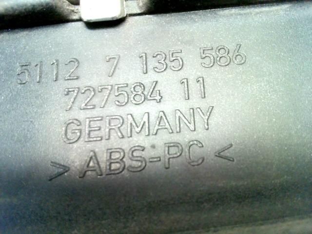 bontott BMW 7 Jobb hátsó Lökhárító Díszléc