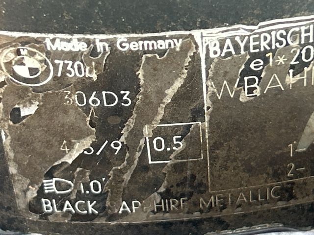 bontott BMW 7 Jobb hátsó Negyed Karosszéria Csomag