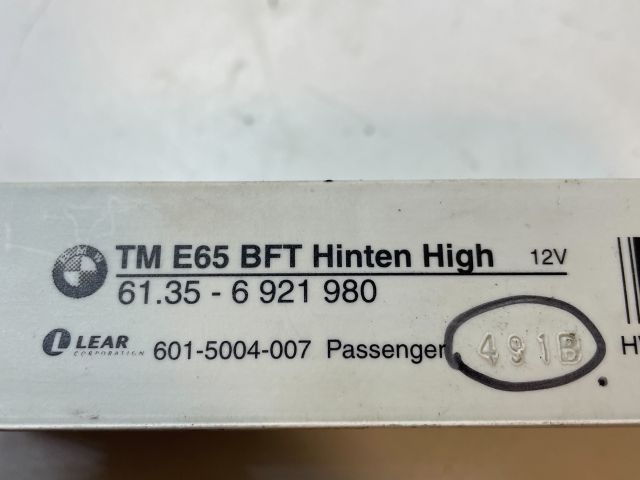 bontott BMW 7 Komfort Elektronika