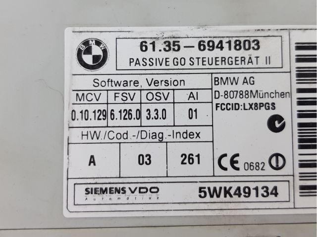 bontott BMW 7 Kulcs Nélküli Nyitás Jeladó