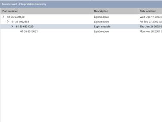 bontott BMW 7 Lámpa Vezérlő