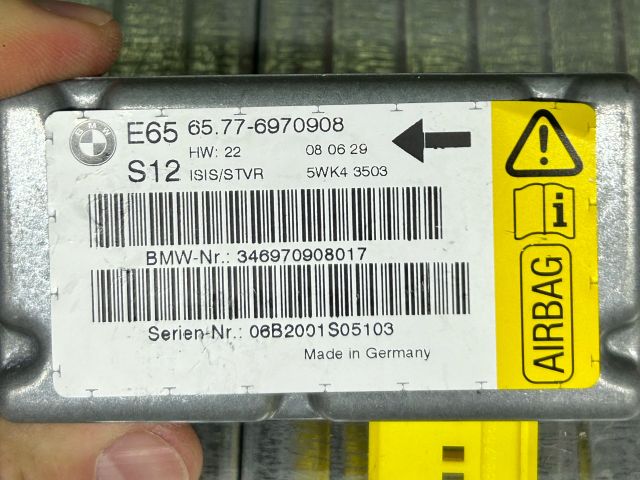 bontott BMW 7 Légzsák Indító Modul Oldallégzsák