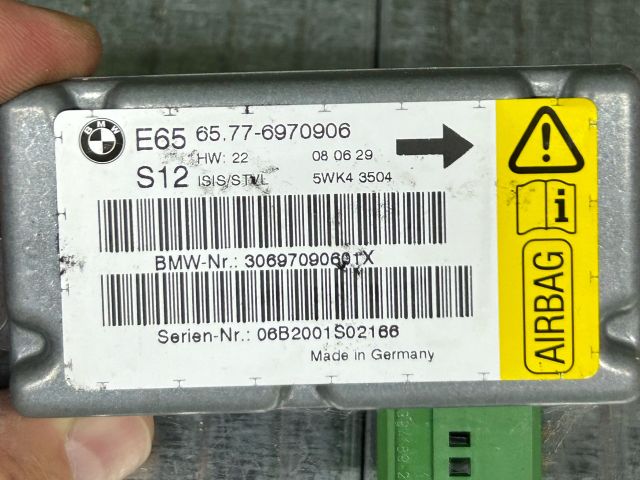 bontott BMW 7 Légzsák Indító Modul Oldallégzsák