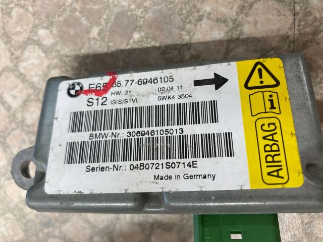 bontott BMW 7 Légzsák Indító Modul Oldallégzsák