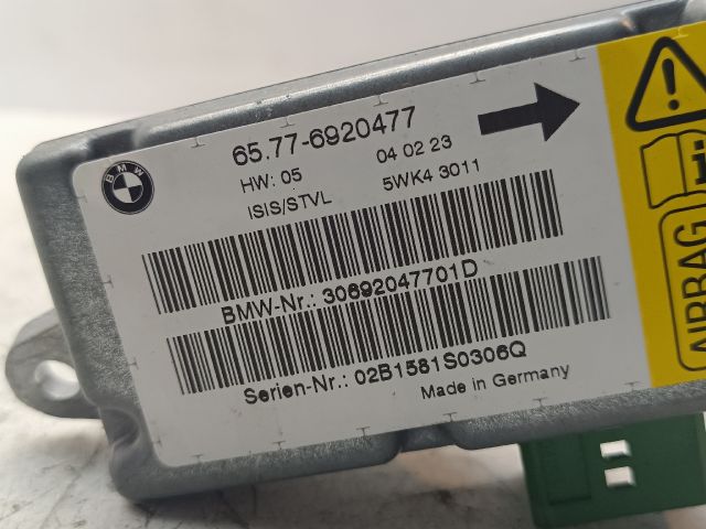 bontott BMW 7 Légzsák Indító Modul Oldallégzsák